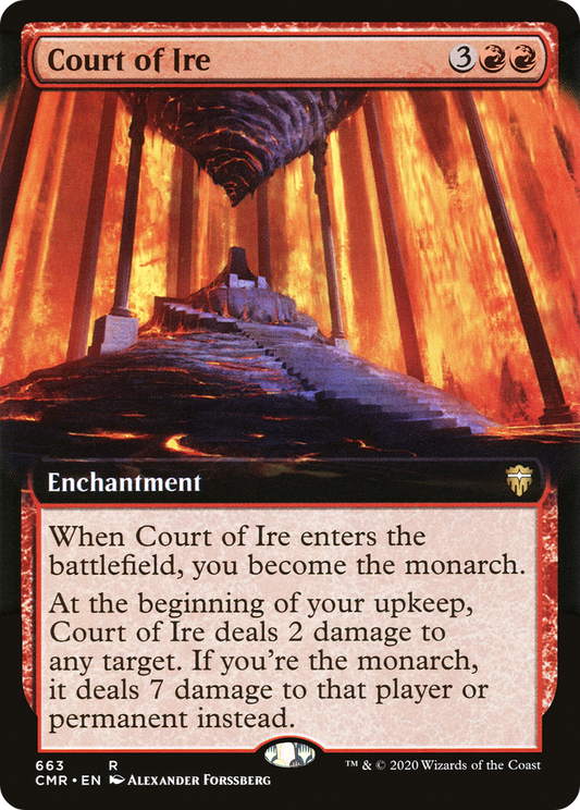 Court of Ire (CMR-663) - Commander Legends: (Extended Art) Foil