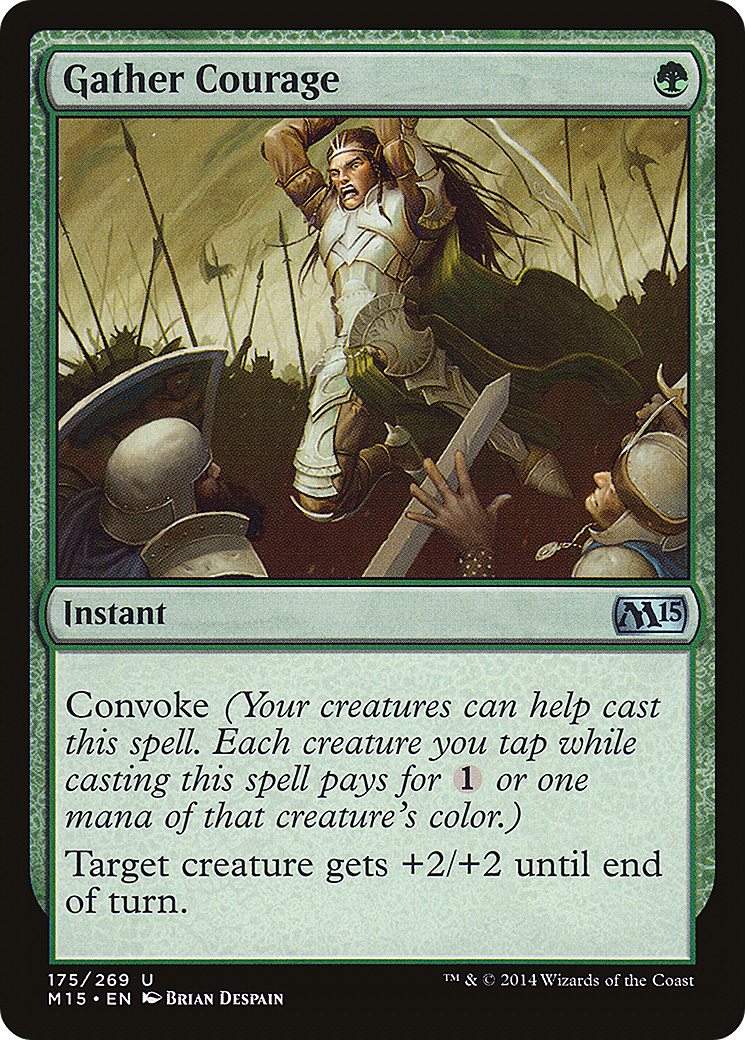 Gather Courage (M15-175) - Magic 2015 Foil