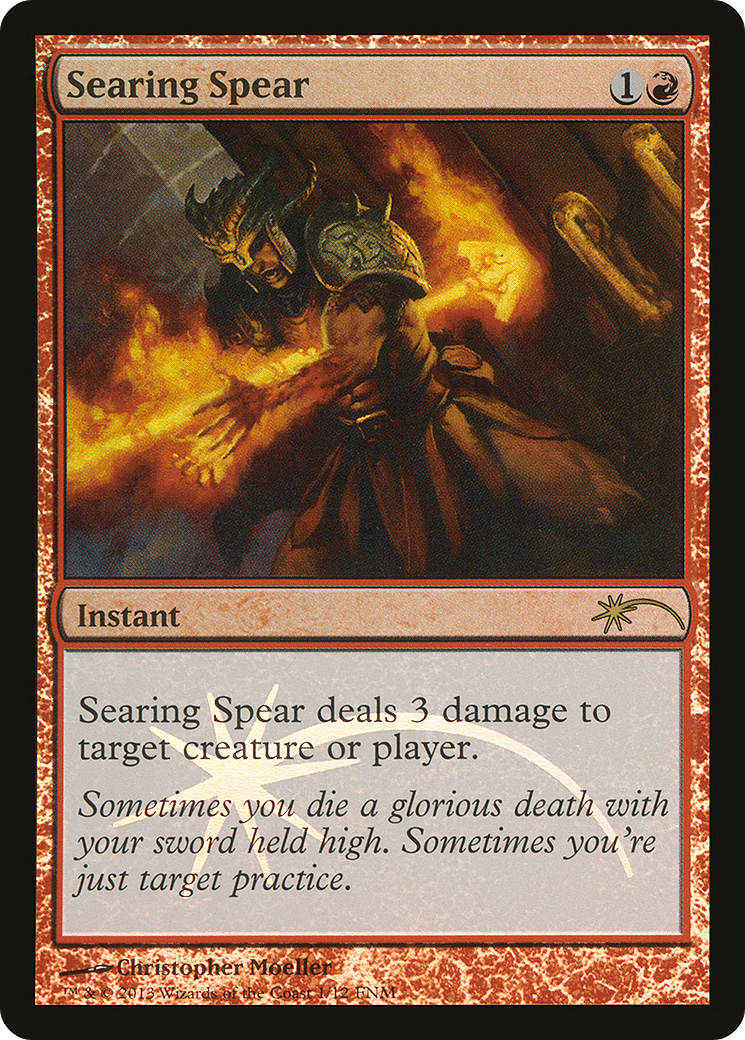 Searing Spear (F13-001) - Friday Night Magic 2013 Foil