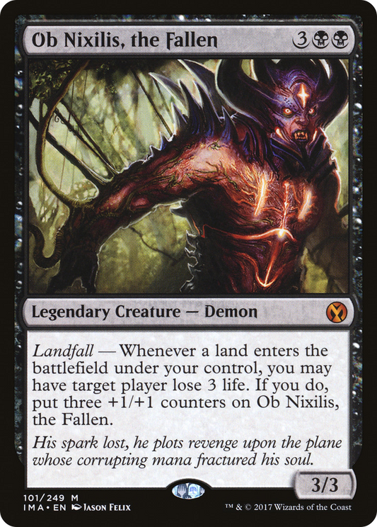 Ob Nixilis, the Fallen (IMA-101) - Iconic Masters Foil