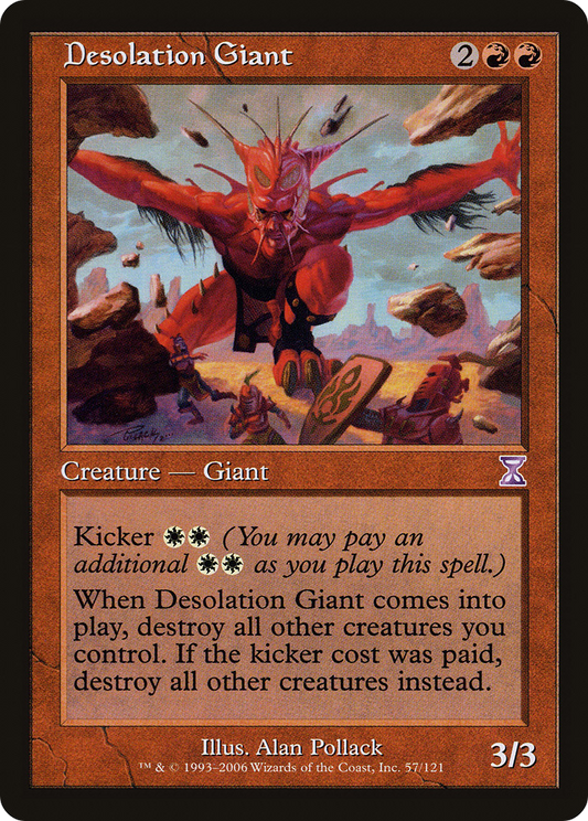 Desolation Giant (TSB-057) - Time Spiral Timeshifted Foil