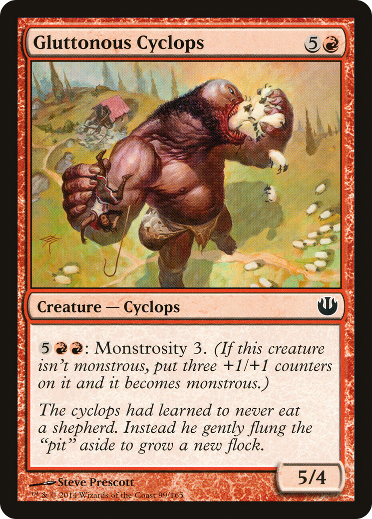 Gluttonous Cyclops (JOU-099) - Journey into Nyx Foil