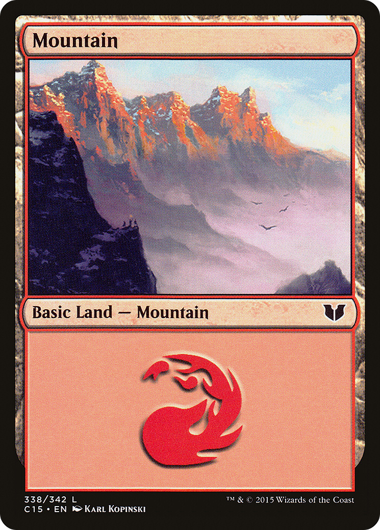 Mountain (C15-338) - Commander 2015