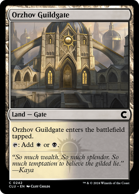 Orzhov Guildgate (CLU-242) - Ravnica: Clue Edition