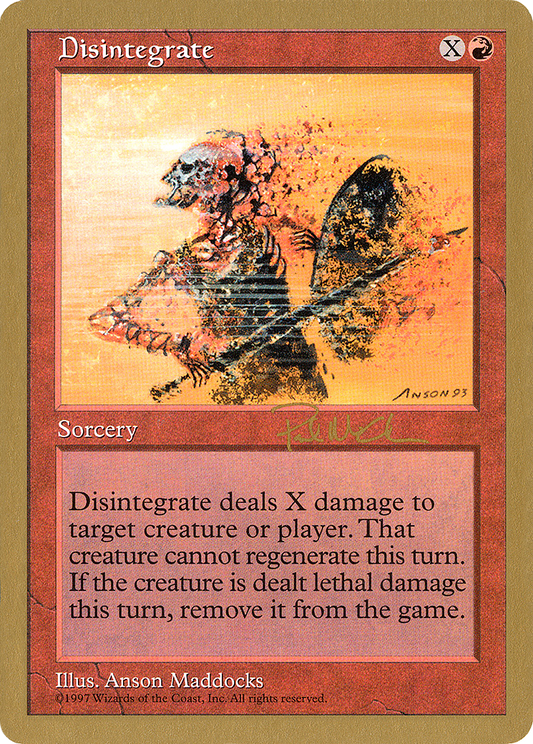 Disintegrate (WC97-PM219) - World Championship Decks 1997