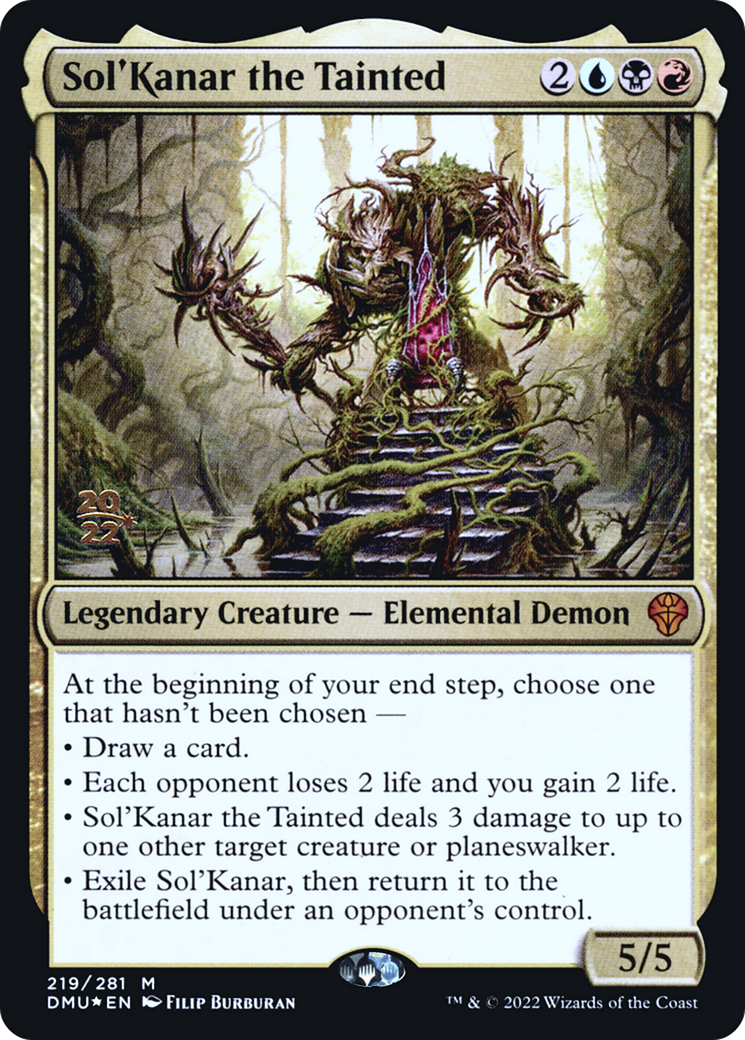 Sol'Kanar the Tainted (PDMU-219S) - Dominaria United Promos Foil