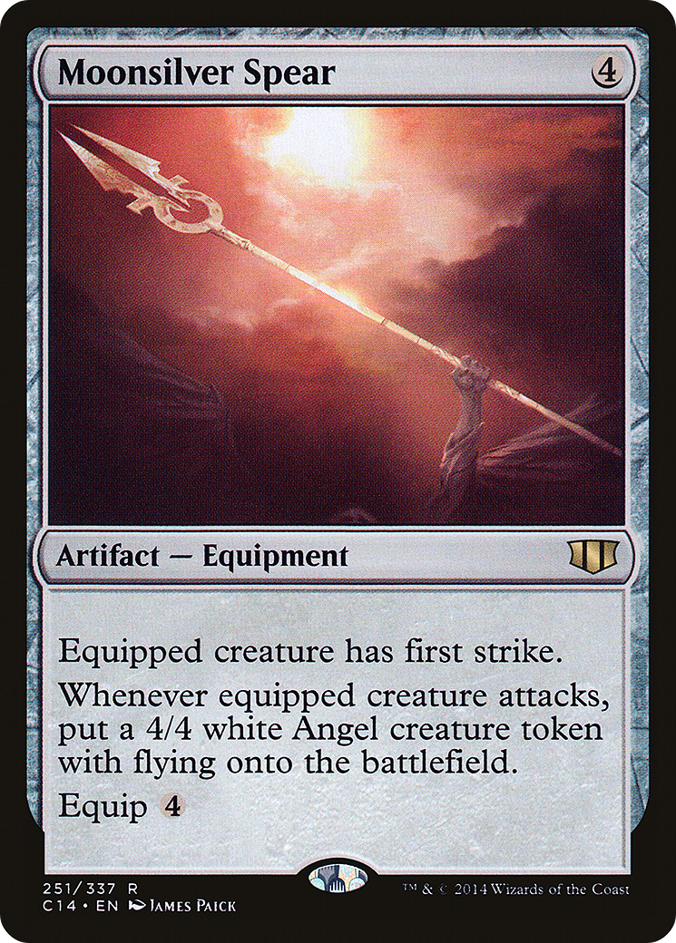 Moonsilver Spear (C14-251) - Commander 2014