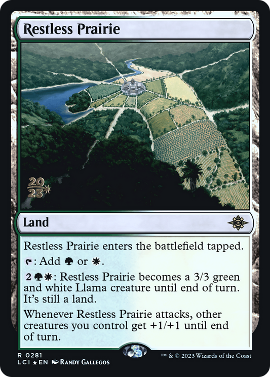 Restless Prairie (PRE-281) - The Lost Caverns of Ixalan Promos (Prerelease) Foil