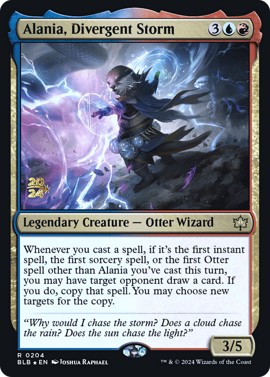 Alania, Divergent Storm (PRE-204) - Bloomburrow Promos Foil