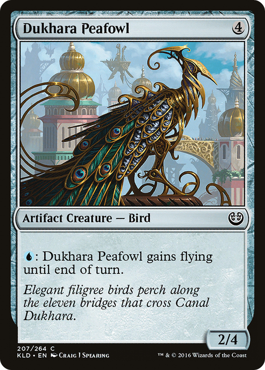 Dukhara Peafowl (KLD-207) - Kaladesh Foil