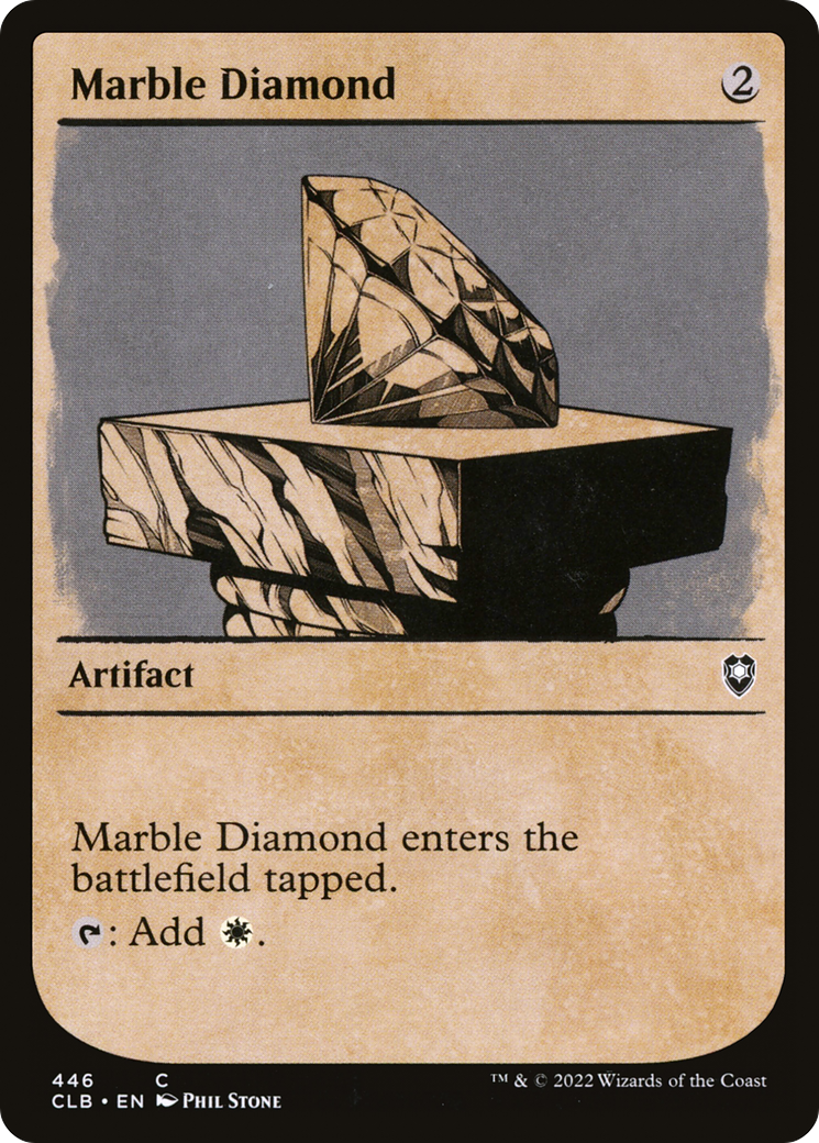 Marble Diamond (CLB-446) - Commander Legends: Battle for Baldur's Gate: (Showcase) Foil