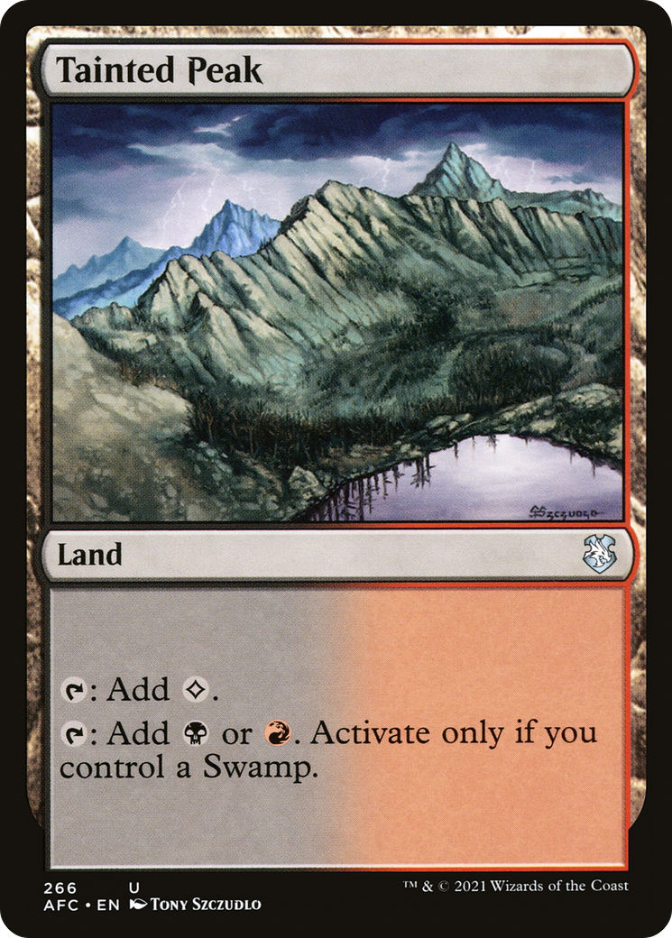 Tainted Peak (AFC-266) - Forgotten Realms Commander