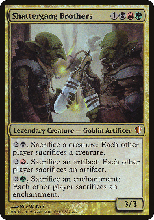 Shattergang Brothers (OC13-213) - Commander 2013 Oversized Foil