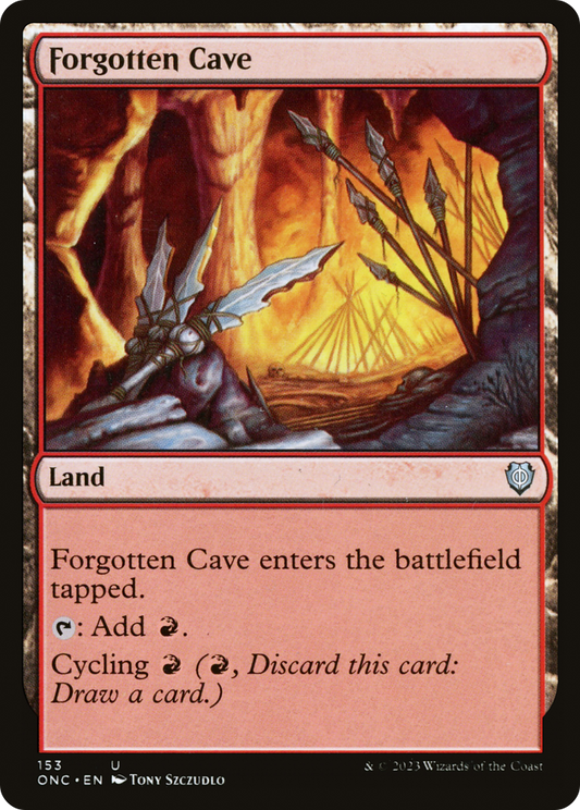 Forgotten Cave (ONC-153) - Phyrexia: All Will Be One Commander