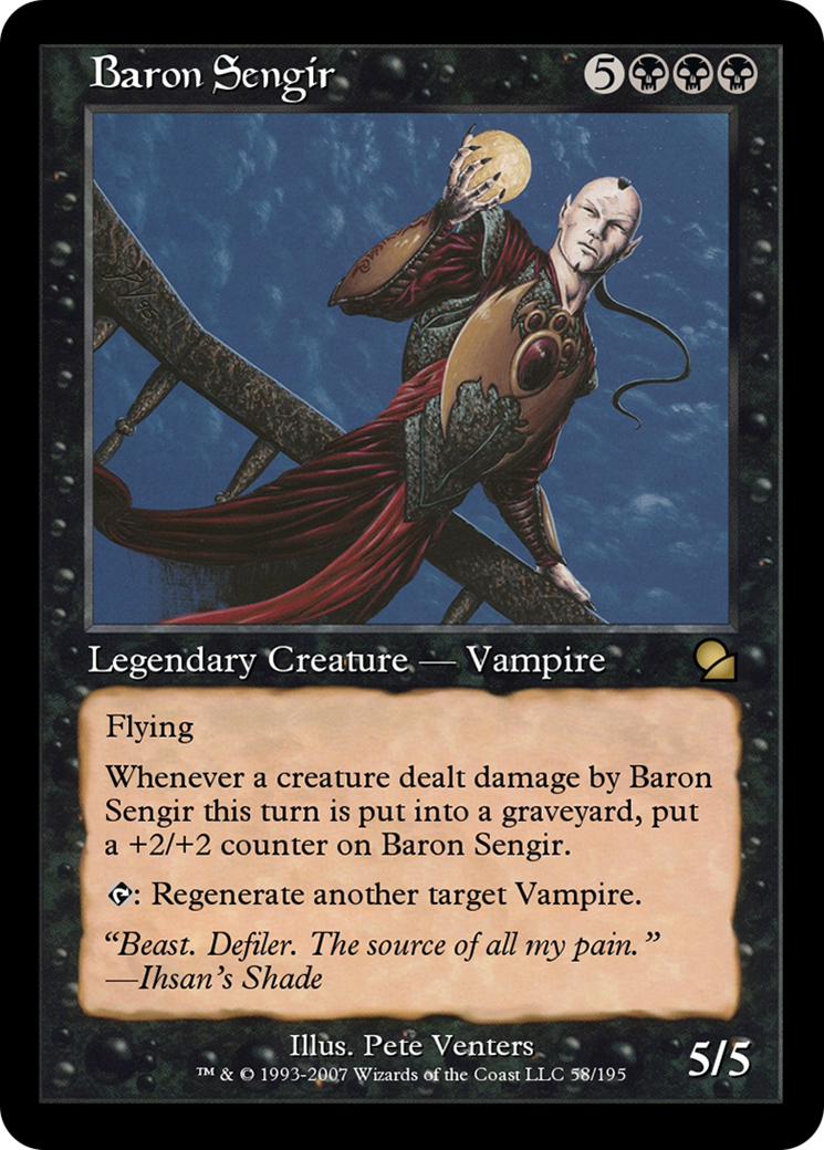 Baron Sengir (ME1-058) - Masters Edition Foil