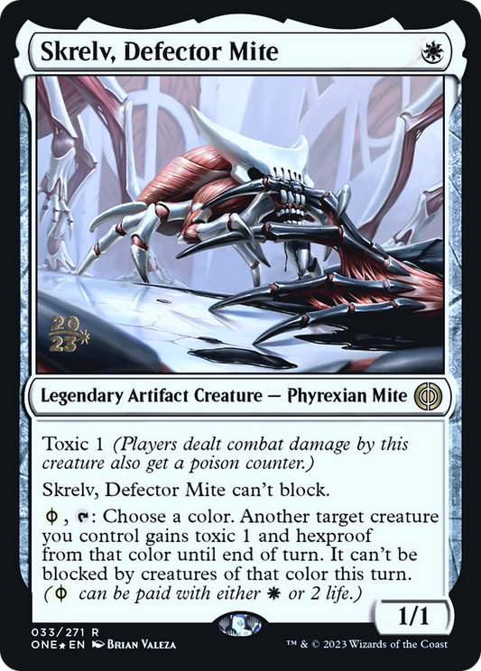 Skrelv, Defector Mite (PONE-33S) - Phyrexia: All Will Be One Promos Foil