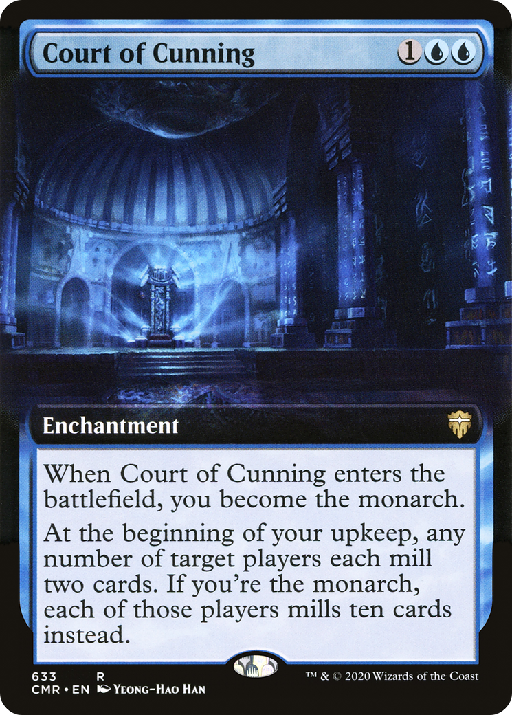 Court of Cunning (CMR-633) - Commander Legends: (Extended Art) Foil