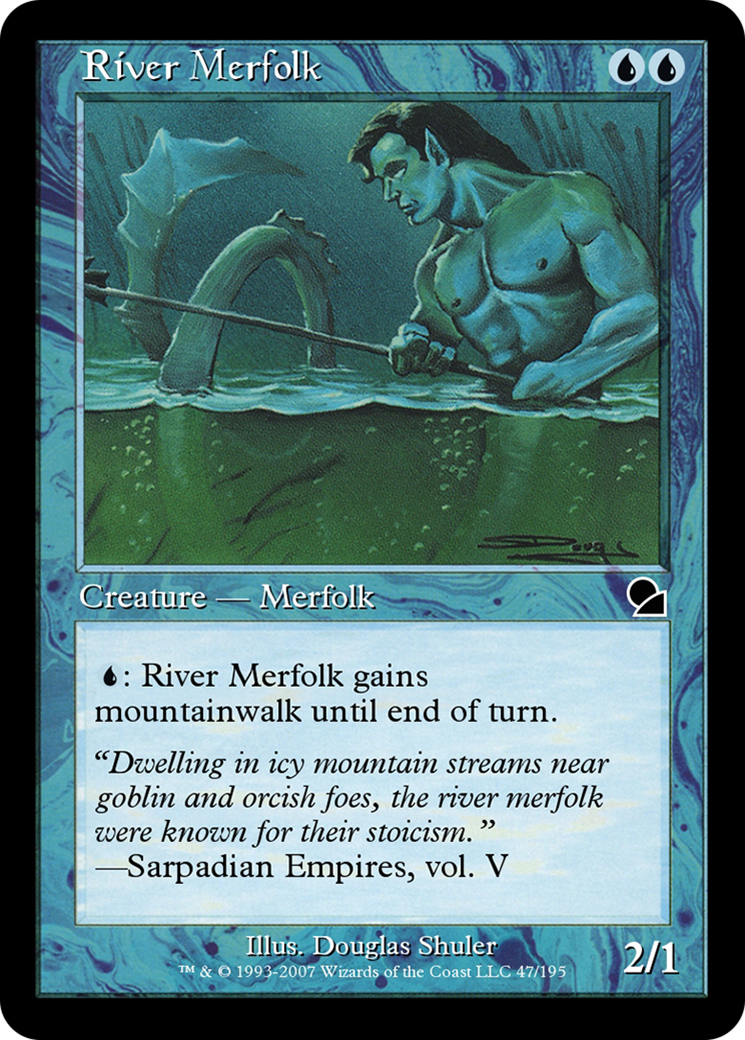 River Merfolk (ME1-047) - Masters Edition