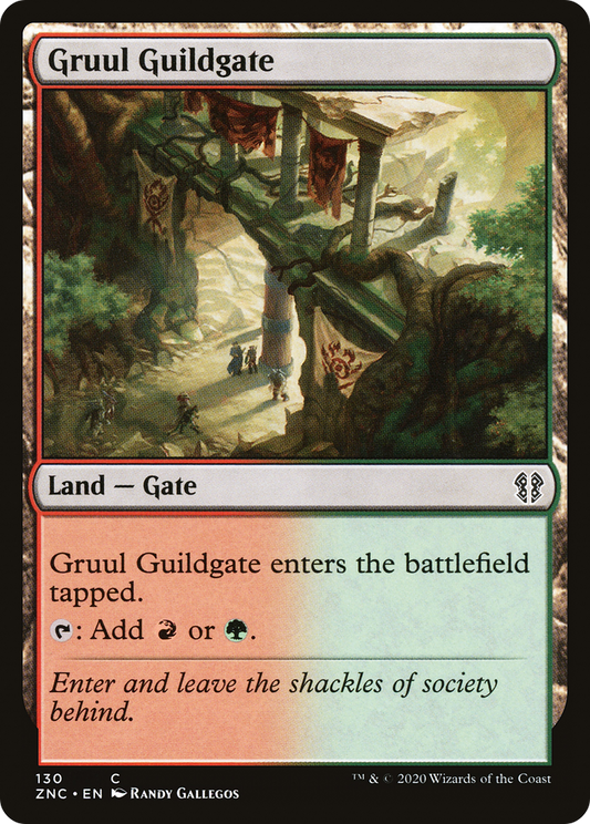 Gruul Guildgate (ZNC-130) - Zendikar Rising Commander