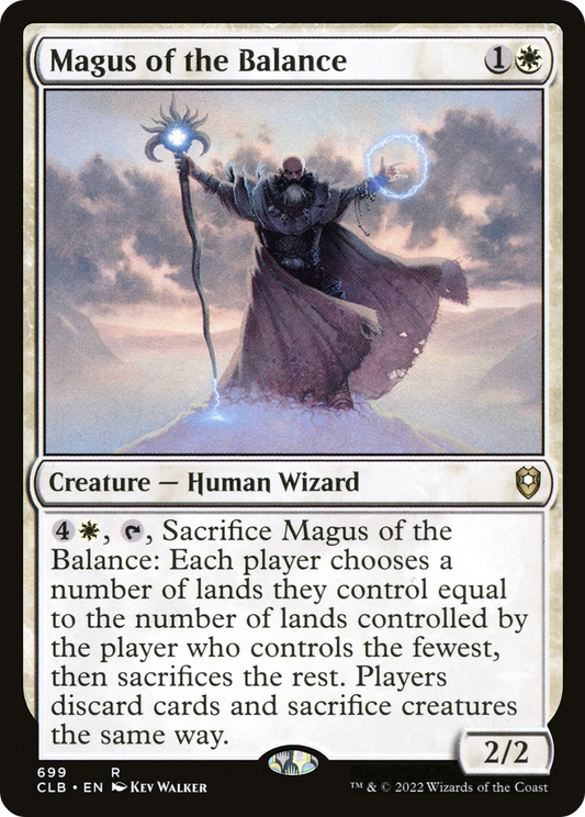 Magus of the Balance (CLB-699) - Commander Legends: Battle for Baldur's Gate