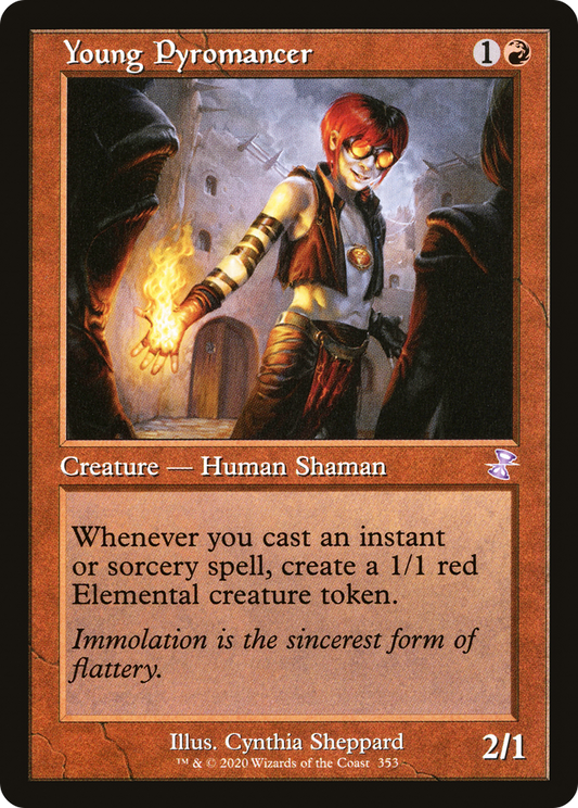 Young Pyromancer (TSR-353) - Time Spiral Remastered Foil