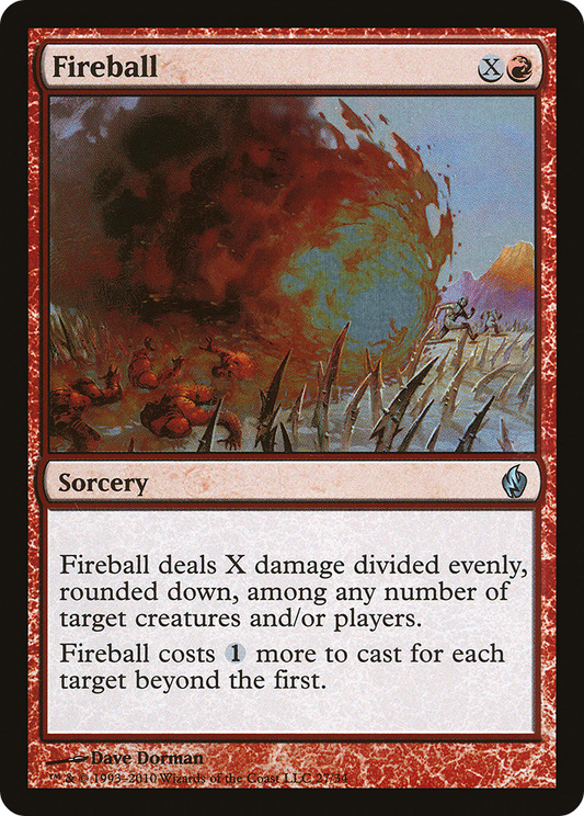 Fireball (PD2-027) - Premium Deck Series: Fire and Lightning Foil