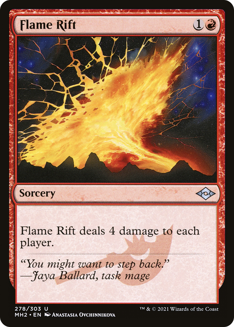 Flame Rift (MH2-278) - Modern Horizons 2 Etched Foil