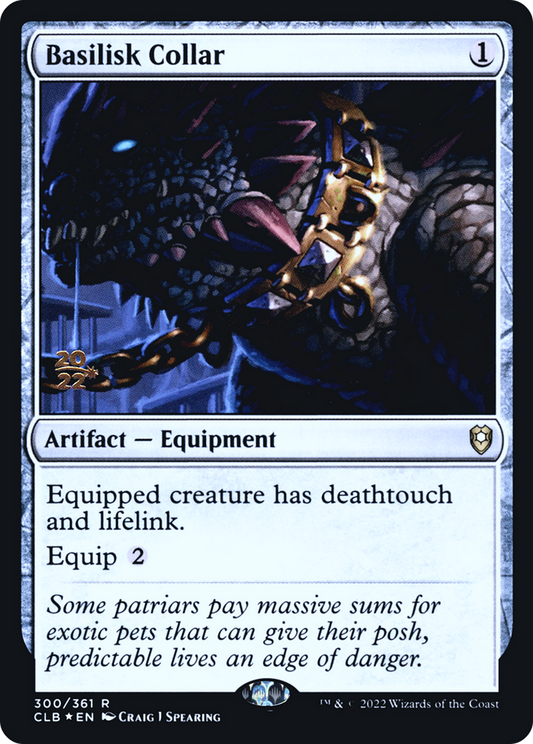 Basilisk Collar (PRE-300S) - Battle for Baldur's Gate Promos (Prerelease) Foil