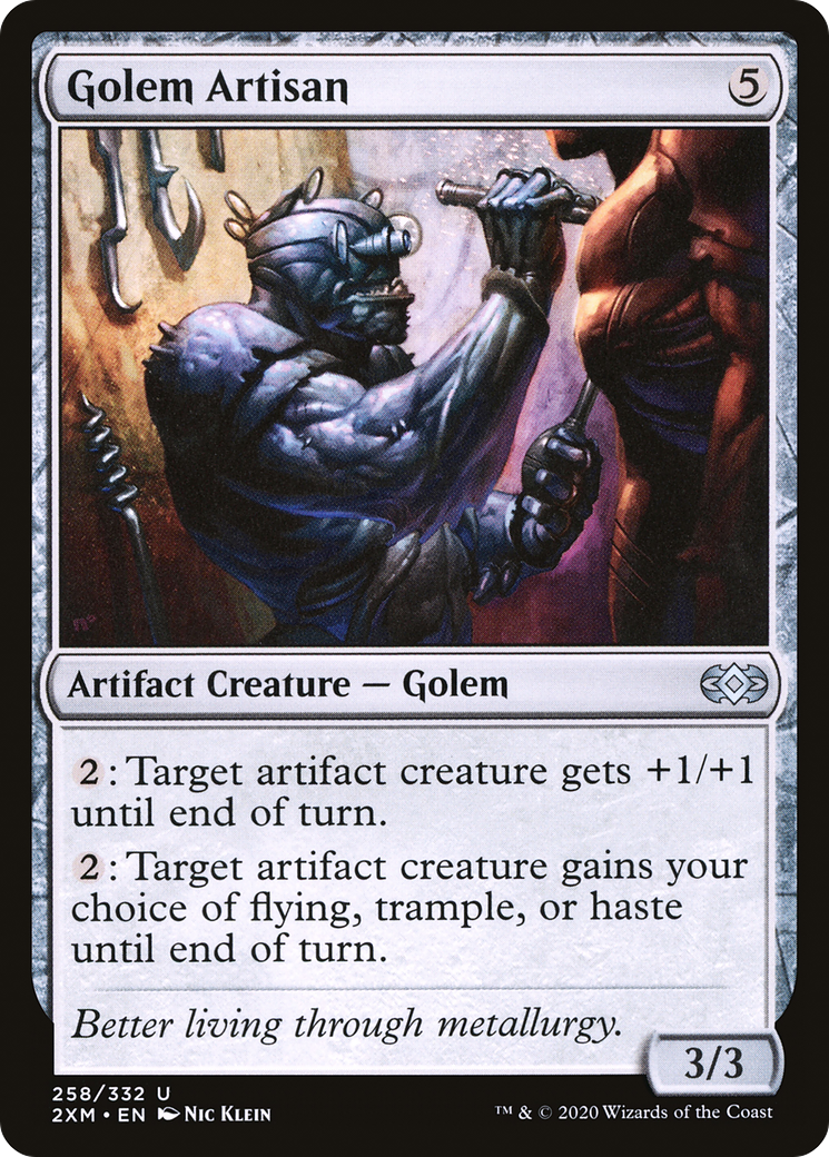 Golem Artisan (2XM-258) - Double Masters Foil