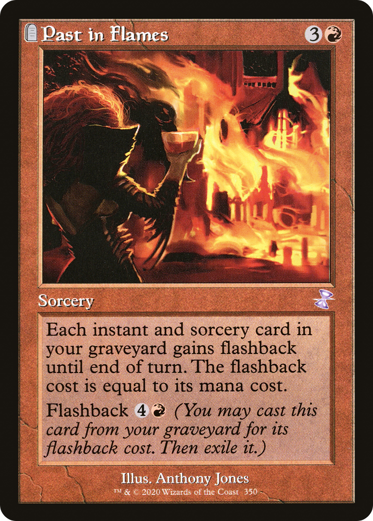 Past in Flames (TSR-350) - Time Spiral Remastered: (tombstone) Foil