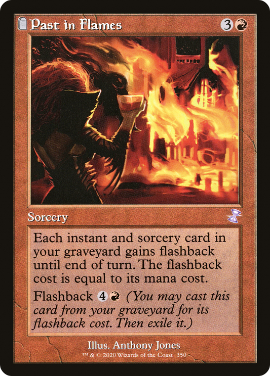 Past in Flames (TSR-350) - Time Spiral Remastered: (tombstone) Foil