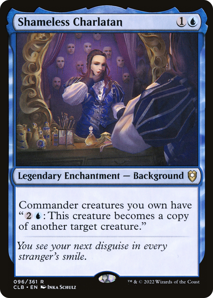 Shameless Charlatan (CLB-096) - Commander Legends: Battle for Baldur's Gate Foil