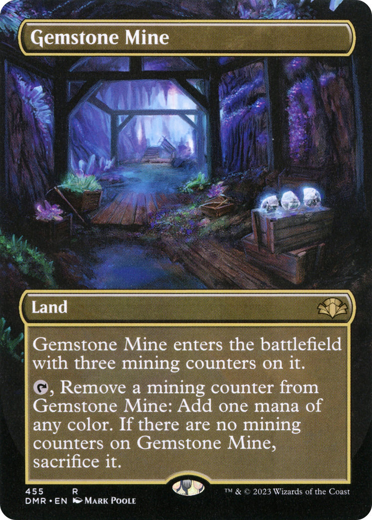 Gemstone Mine (DMR-455) - Dominaria Remastered (Borderless)