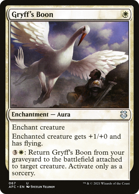 Gryff's Boon (AFC-067) - Forgotten Realms Commander