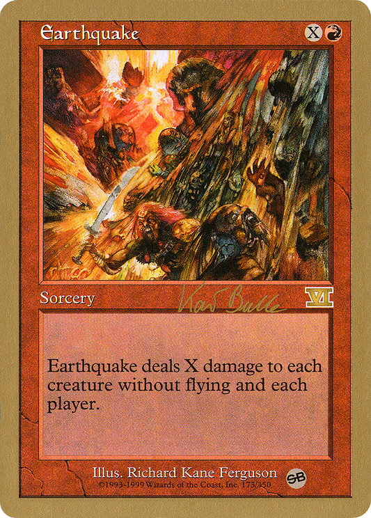 Earthquake (WC99-KB173SB) - World Championship Decks 1999