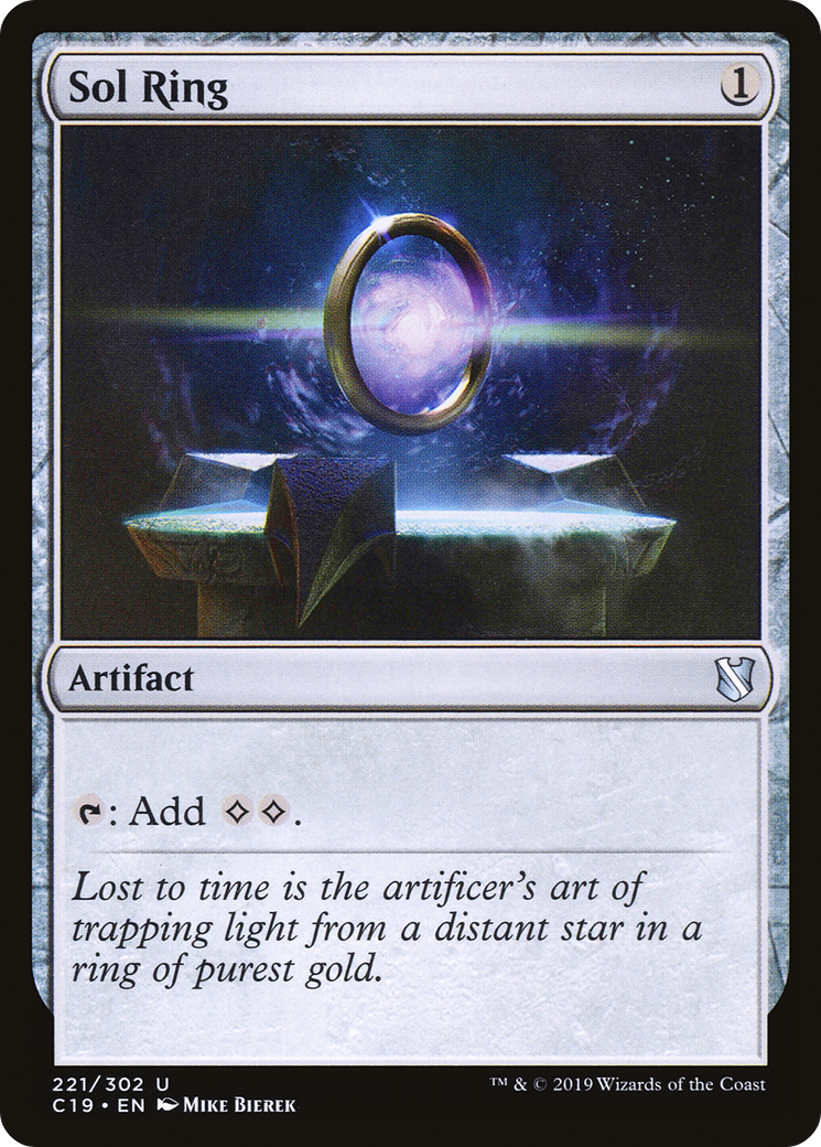 Sol Ring (C19-221) - Commander 2019