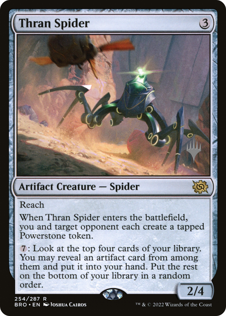 Thran Spider (PPBRO-254) - The Brothers' War Promos Foil (Promo Pack)