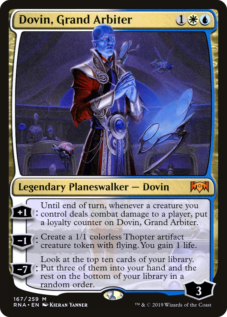 Dovin, Grand Arbiter (RNA-167) - Ravnica Allegiance