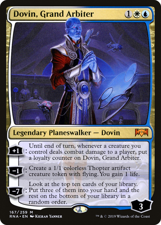 Dovin, Grand Arbiter (RNA-167) - Ravnica Allegiance