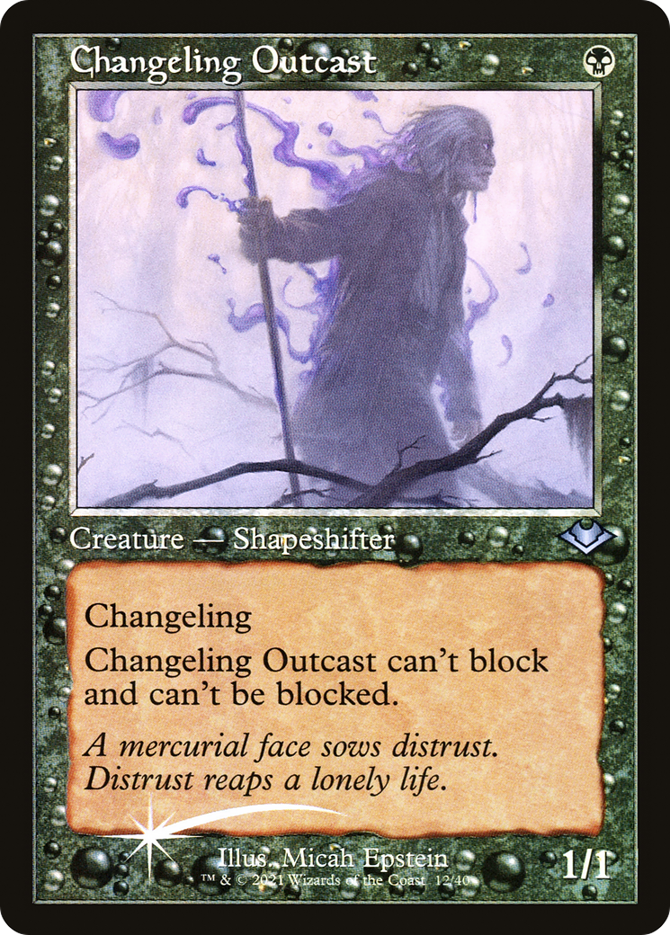 Changeling Outcast (H1R-012) - Modern Horizons 1 Timeshifts Foil