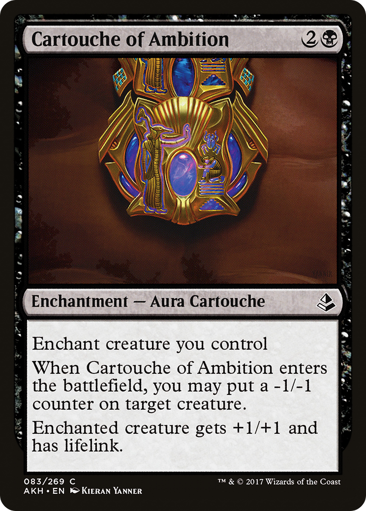 Cartouche of Ambition (AKH-083) - Amonkhet Foil