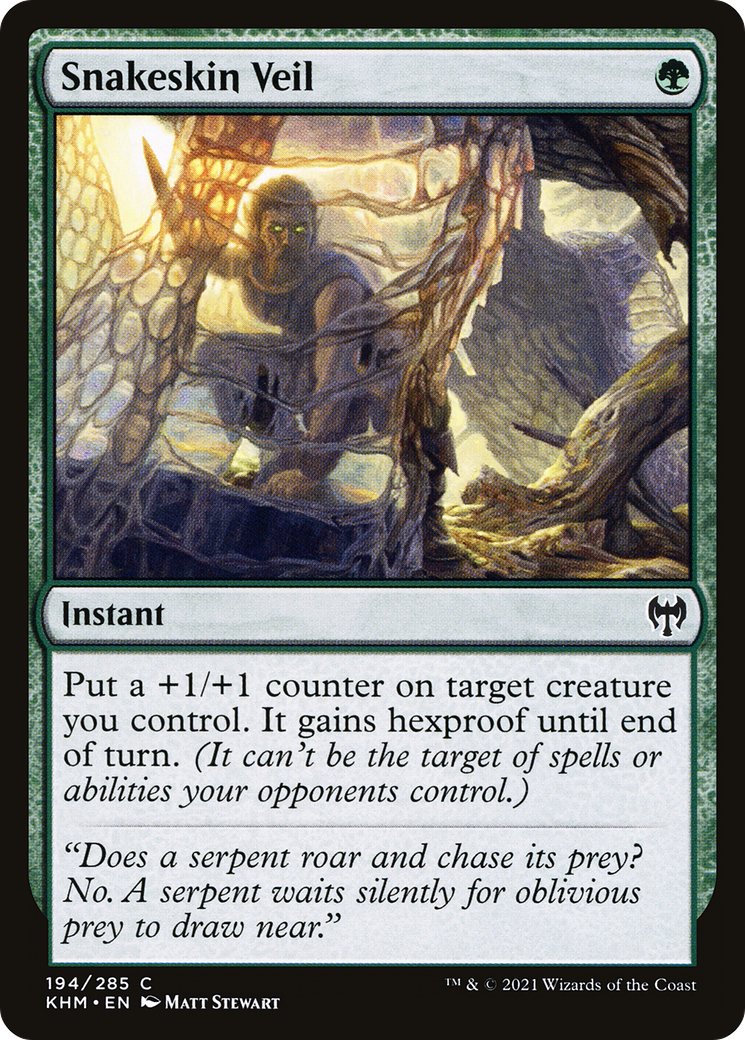 Snakeskin Veil  (KHM-194) - Kaldheim Foil