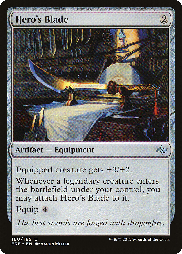 Hero's Blade (FRF-160) - Fate Reforged Foil