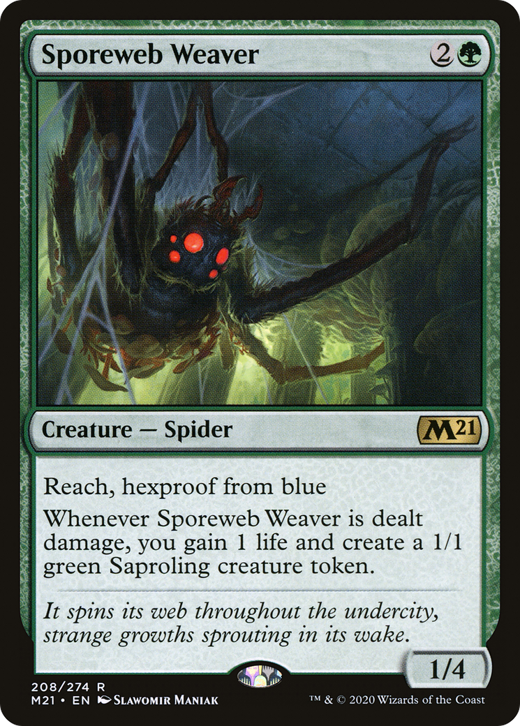 Sporeweb Weaver (M21-208) - Core Set 2021 Foil