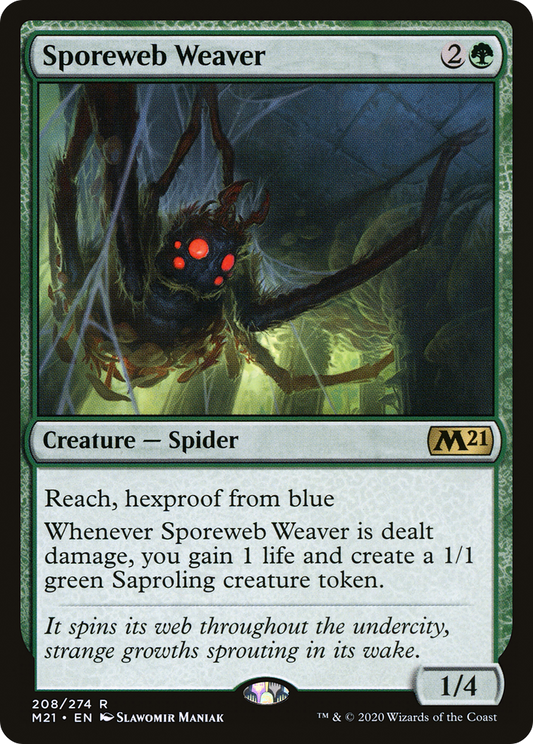 Sporeweb Weaver (M21-208) - Core Set 2021 Foil