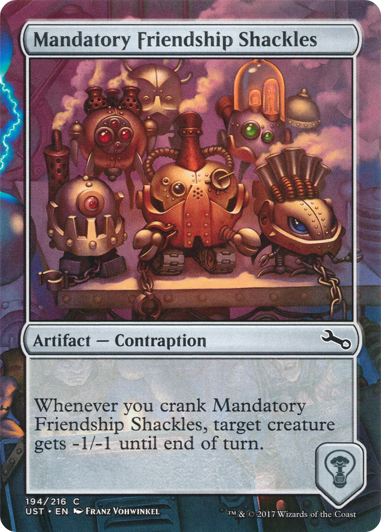 Mandatory Friendship Shackles  (Borderless)(UST-194) - Unstable