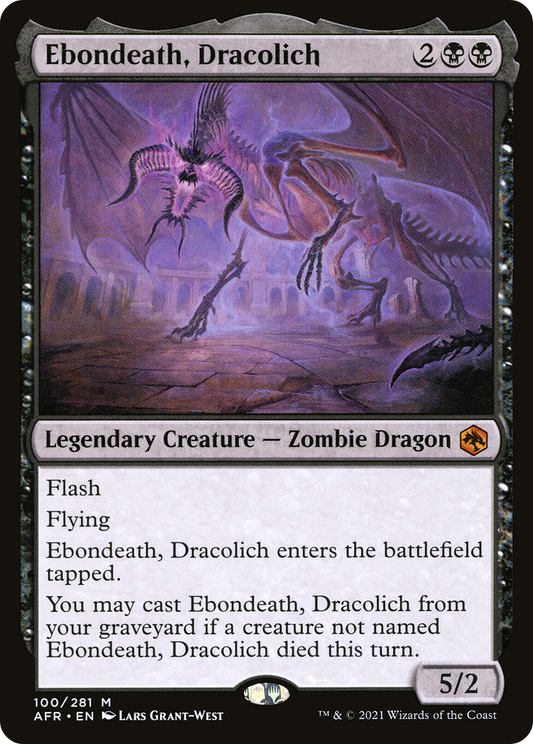 Ebondeath, Dracolich (AFR-100) - Adventures in the Forgotten Realms
