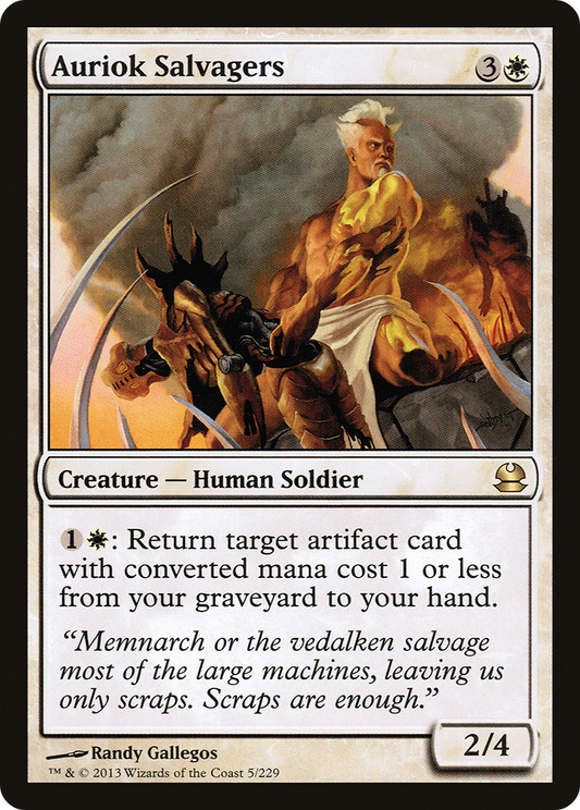 Auriok Salvagers (MMA-005) - Modern Masters Foil