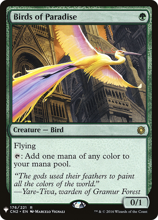 Birds of Paradise (LIST-CN2-176) - The List
