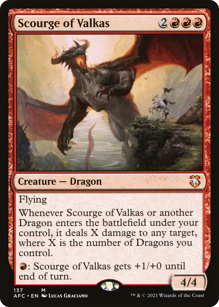 Scourge of Valkas (AFC-137) - Forgotten Realms Commander